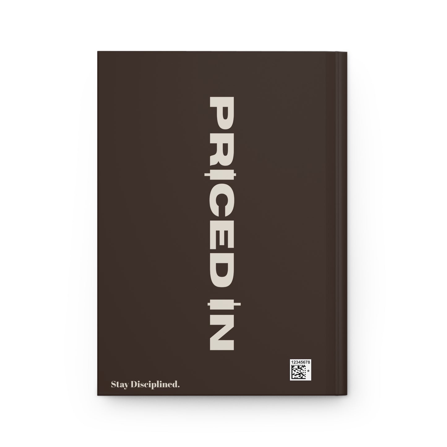 Customizable Priced In Hardcover Journal