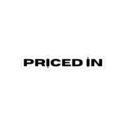 Priced In Sticker
