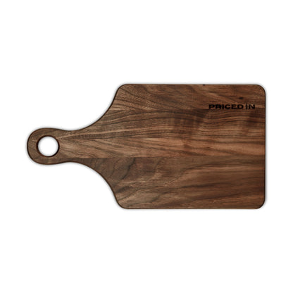 Priced In Wood Cutting Board