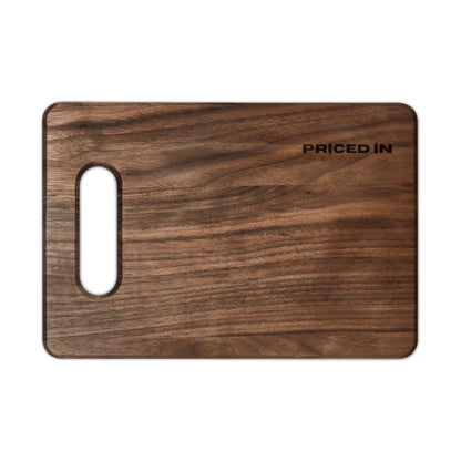 Priced In Wood Cutting Board