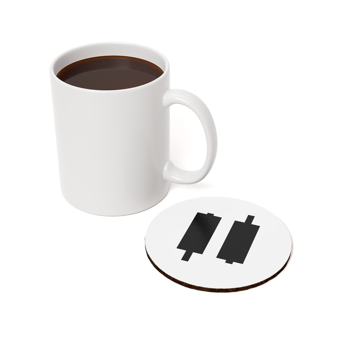 Logo Corkboard Coaster