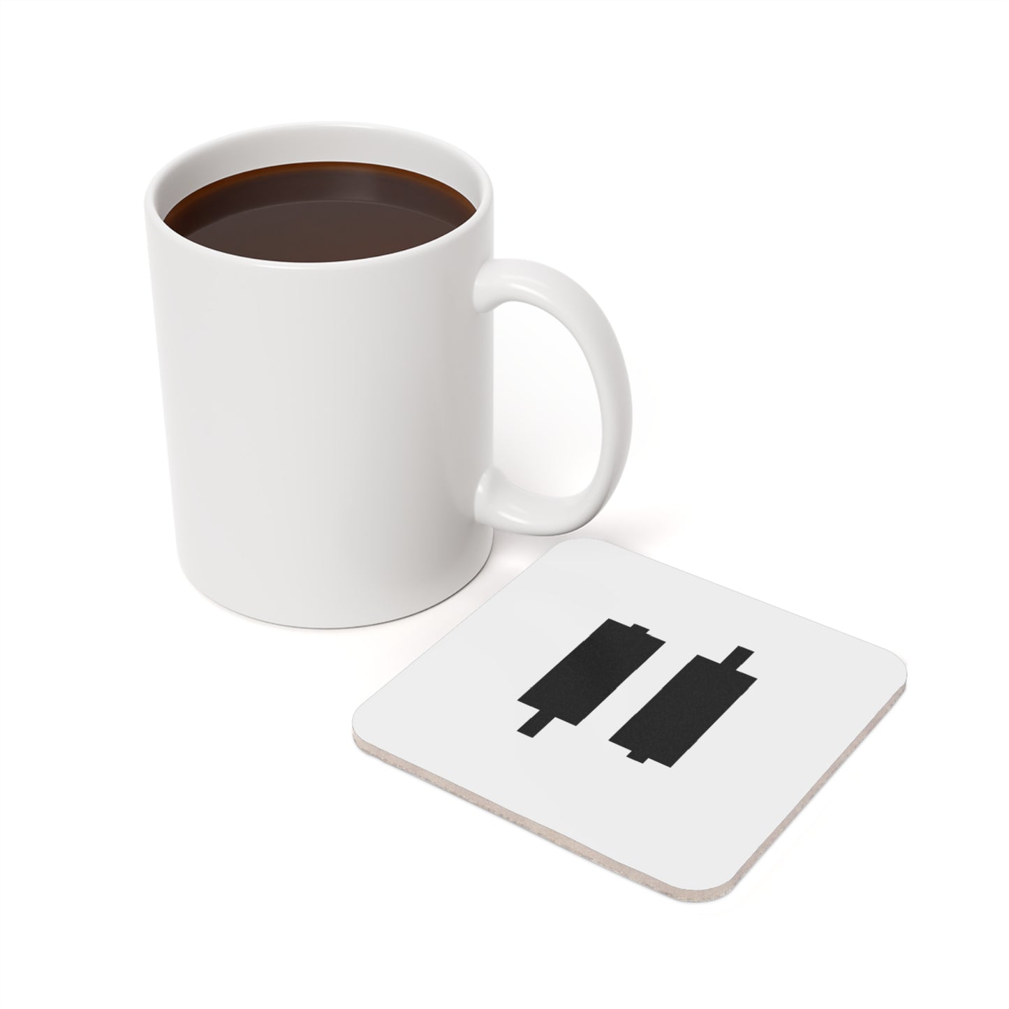 Logo Corkboard Coaster