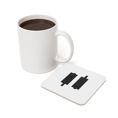 Logo Corkboard Coaster