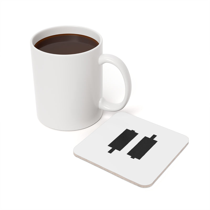 Logo Corkboard Coaster