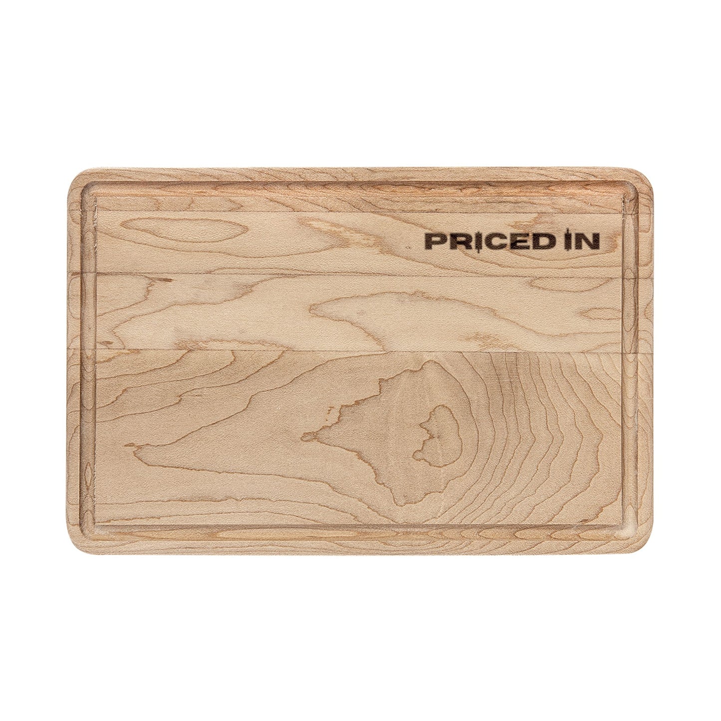 Priced In Wood Cutting Board